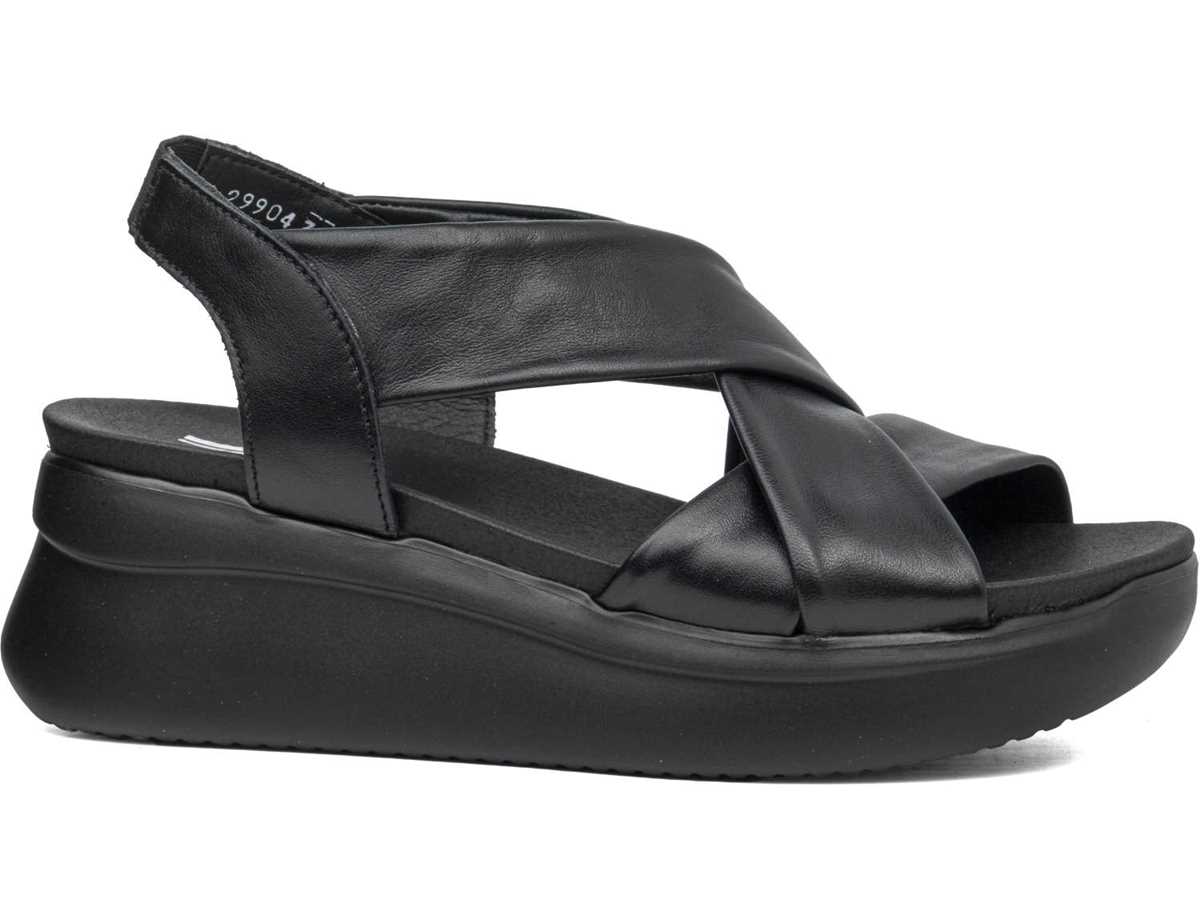 Callaghan 29904 Llana Platform Sandalet Kadın Siyah | BSQ7174RB