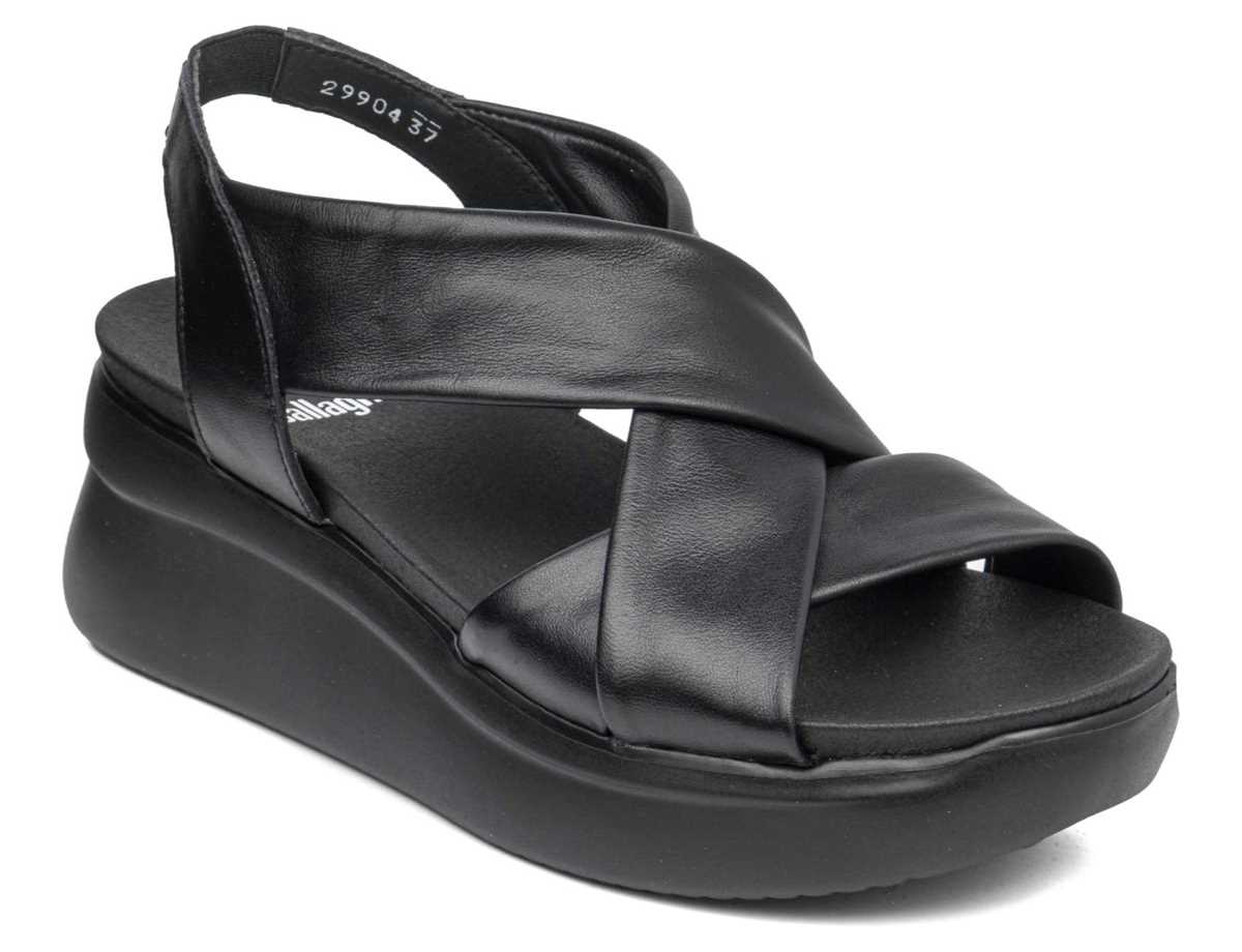 Callaghan 29904 Llana Platform Sandalet Kadın Siyah | BSQ7174RB