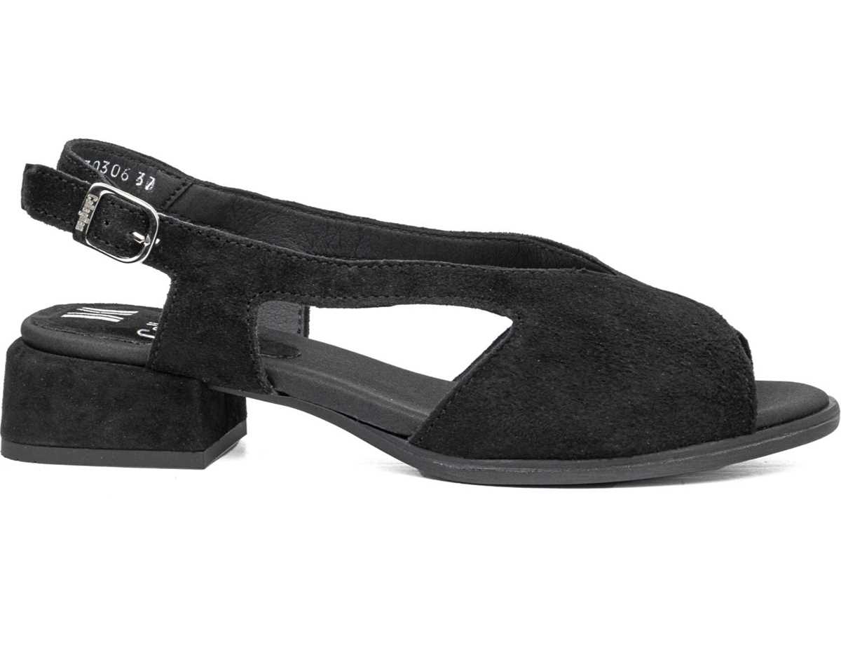 Callaghan 30306 Luna Topuklu Sandalet Kadın Siyah | BXS2272TD
