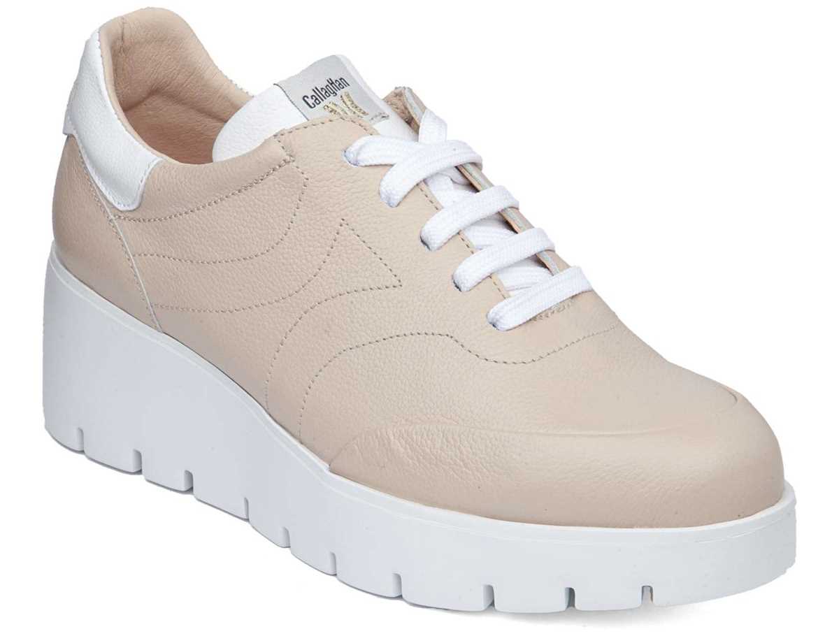 Callaghan 32102 Amal Platform Spor Ayakkabı Kadın Pembe Beyaz | WUI2340MQ