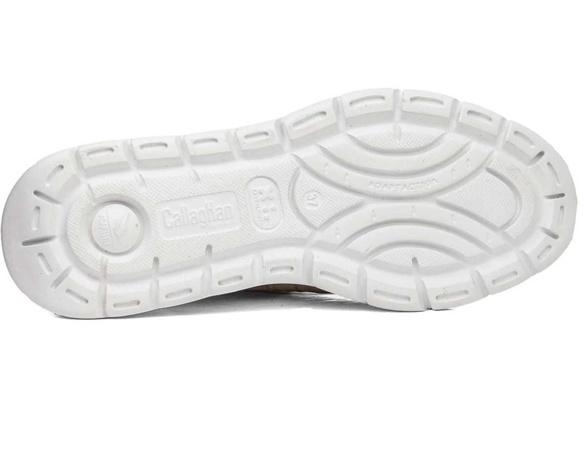 Callaghan 45812 Aria Spor Ayakkabı Kadın Beyaz Altın Bej Rengi | QET6821WH