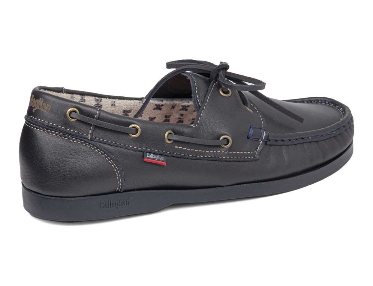 Callaghan 51604 Yate Tekne Ayakkabısı Erkek Siyah Mavi | TIO612YU