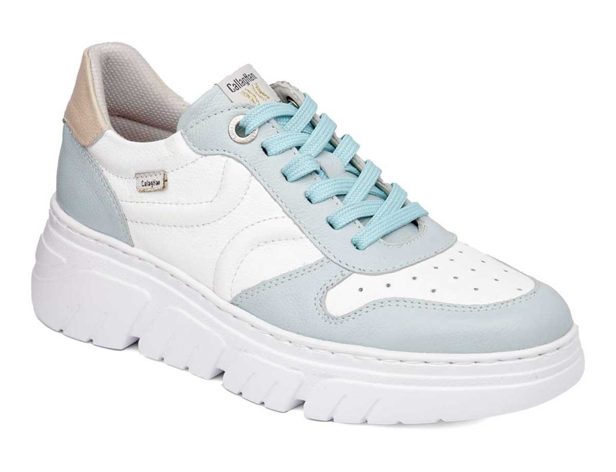 Callaghan 51806 Baccara Platform Spor Ayakkabı Kadın Mavi Beyaz Pembe | YQZ8125QU