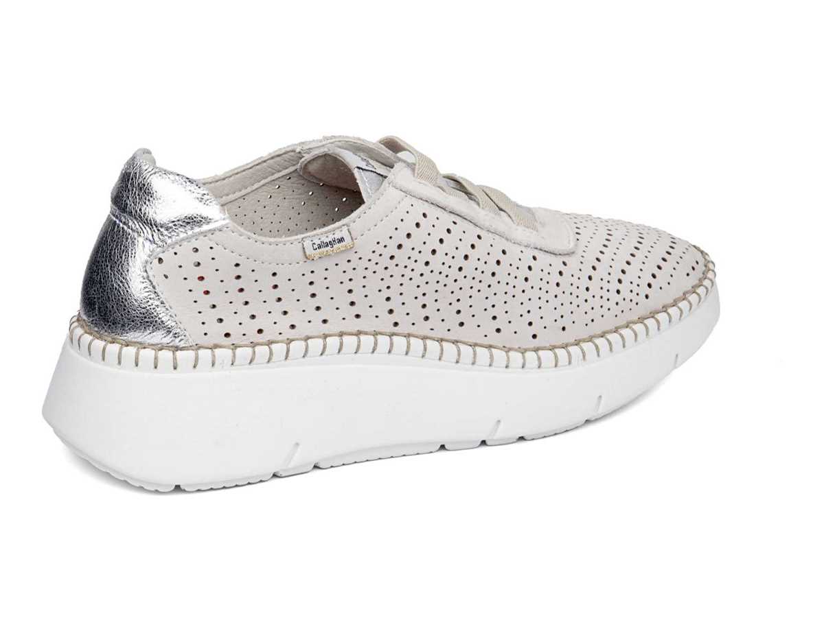 Callaghan 53600 Circular Sra. Platform Spor Ayakkabı Kadın Beyaz Gümüş | GLL291HX